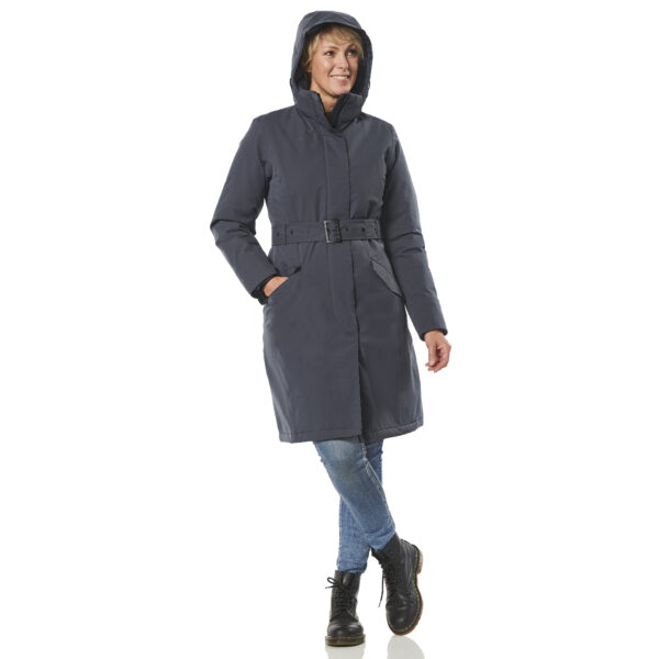 Winterjas Calcary steel blue voor happy rainy days