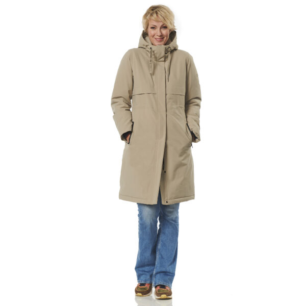 Winterjas Windsor beige voor happy rainy days