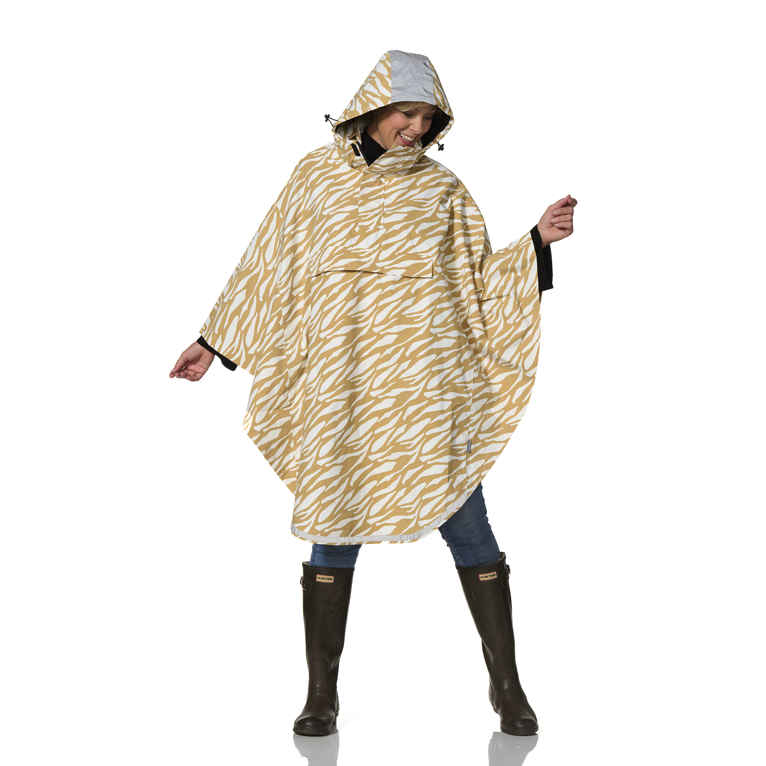 Rain cape dark beige