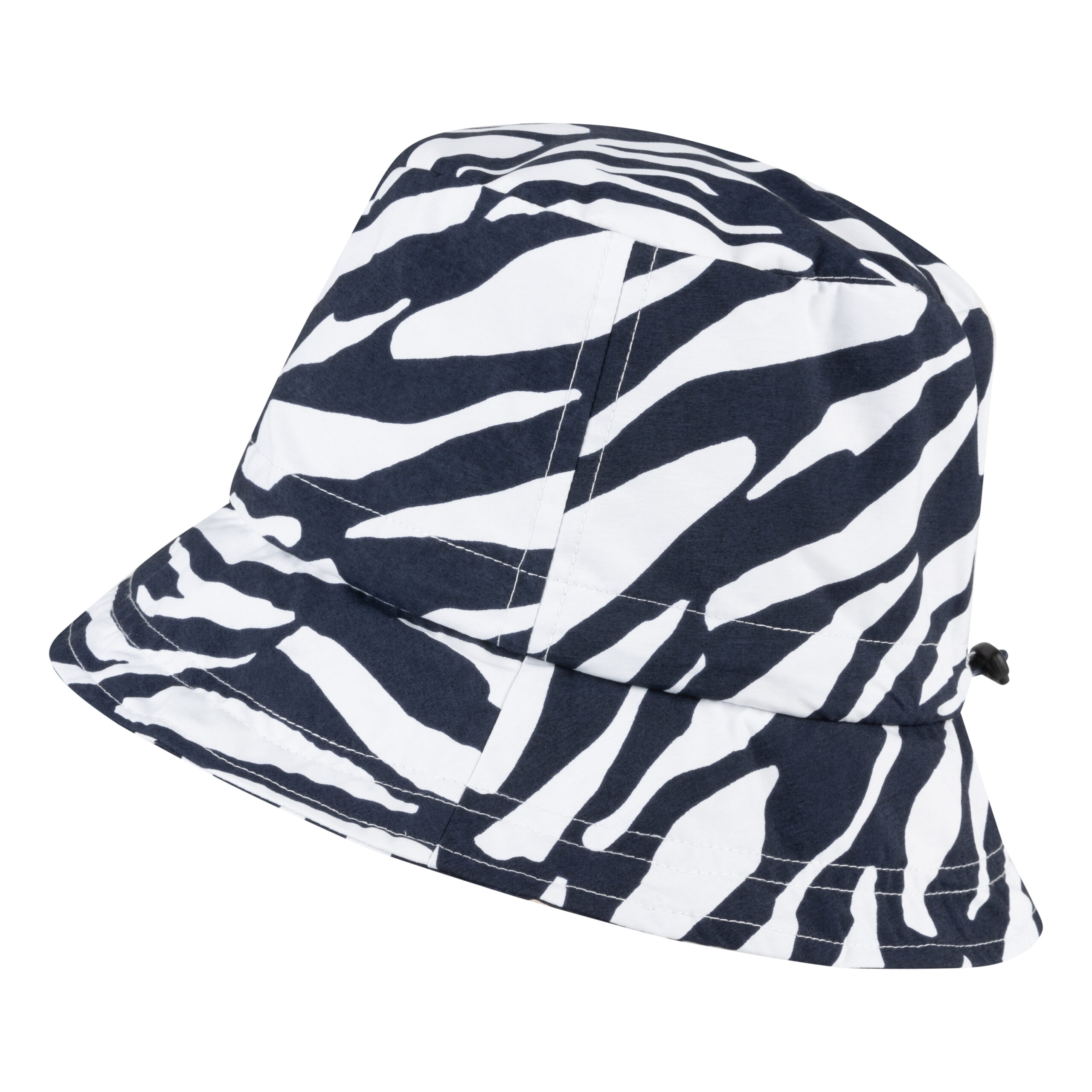 Foldable hat navy white